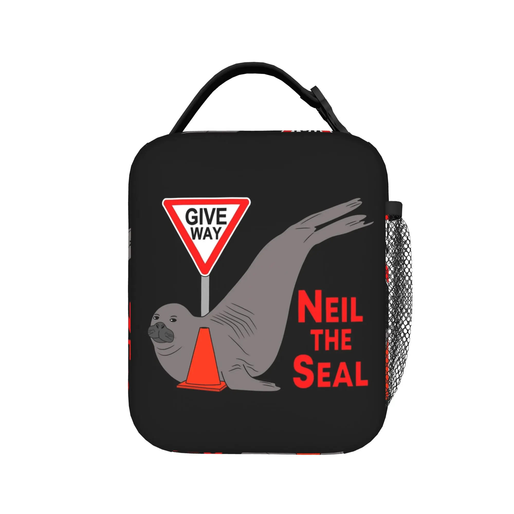 Give Way to Neil the Seal Thermal Insulated Lunch Bags for Office  Portable Bento Box Thermal Cooler Lunch Box