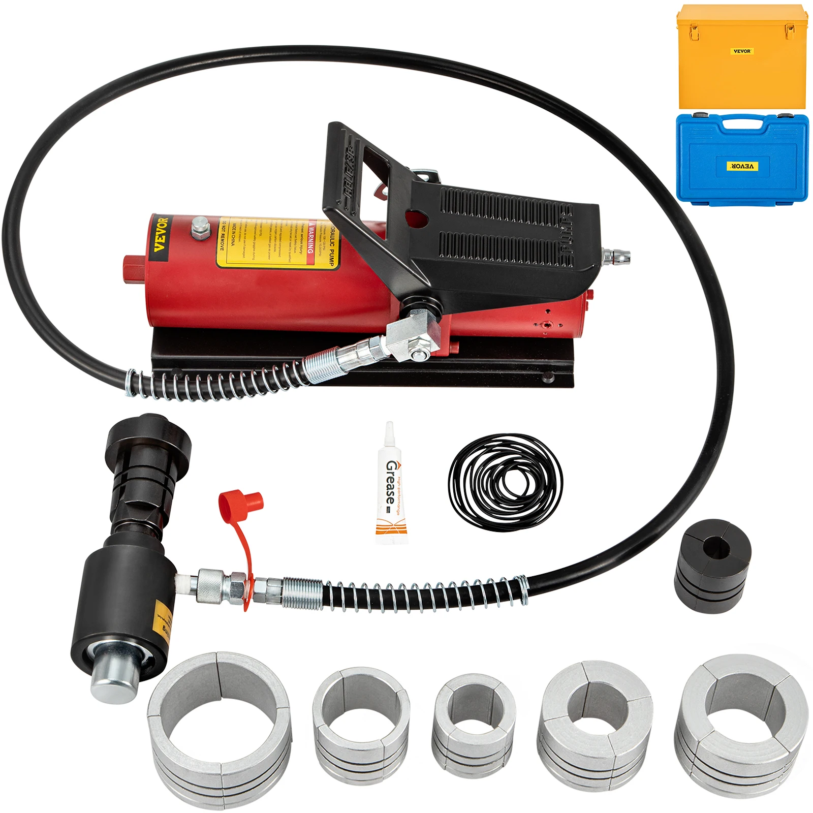 

SucceBuy Hydraulic Exhaust Pipe Expander Kit 1-5/8 to 4-1/4Inch Pedal Automotive Muffler 10T Pipe Stretcher Expanding Tool Set