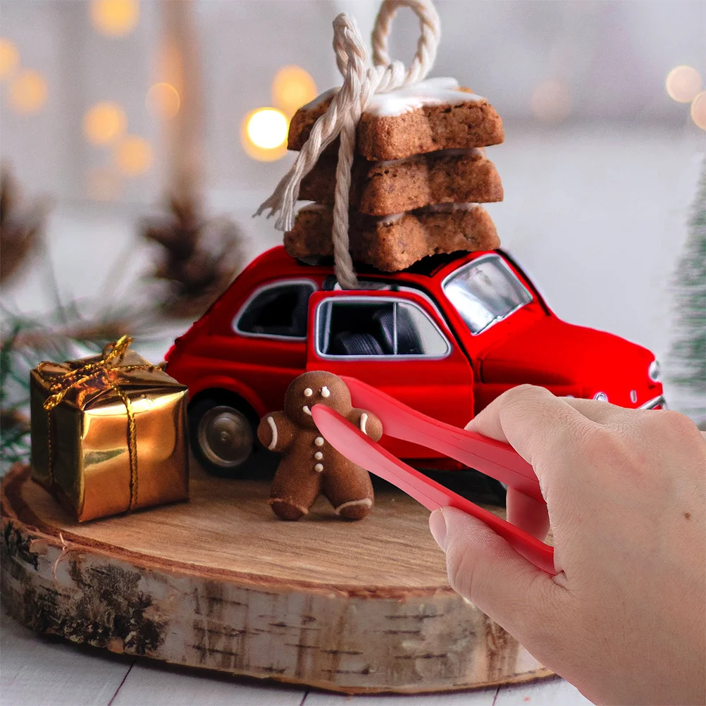 3 قطعة الاطفال التظاهر اللعب شواء شواء المشابك البلاستيك الملقط الطبخ الخبز الغذاء تخدم ملقط التفاعل الوالدين والطفل متعة الأسرة