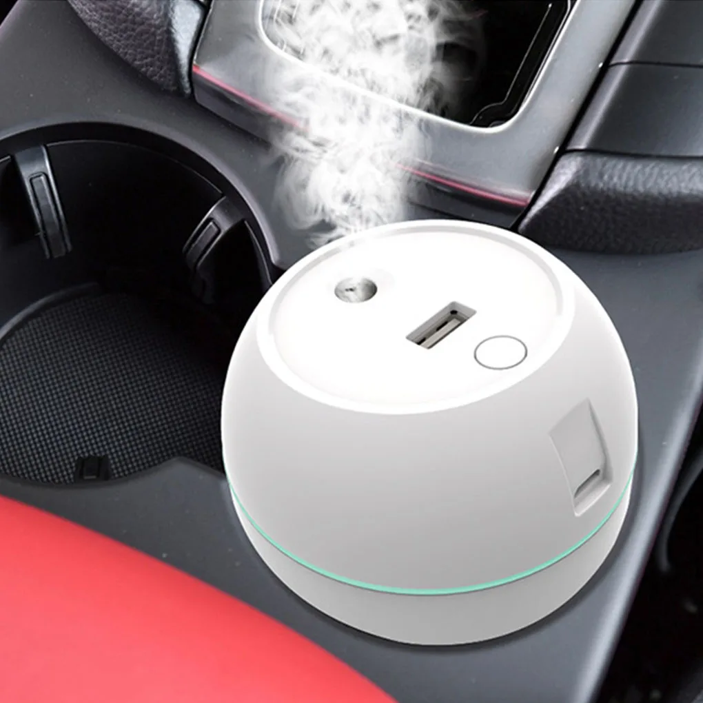 250ML Mini Ultrasonic Air Humidifier Desktop Aroma Essential Oil Diffuser For Home Car USB Fogger Mist Maker with LED Night Lamp