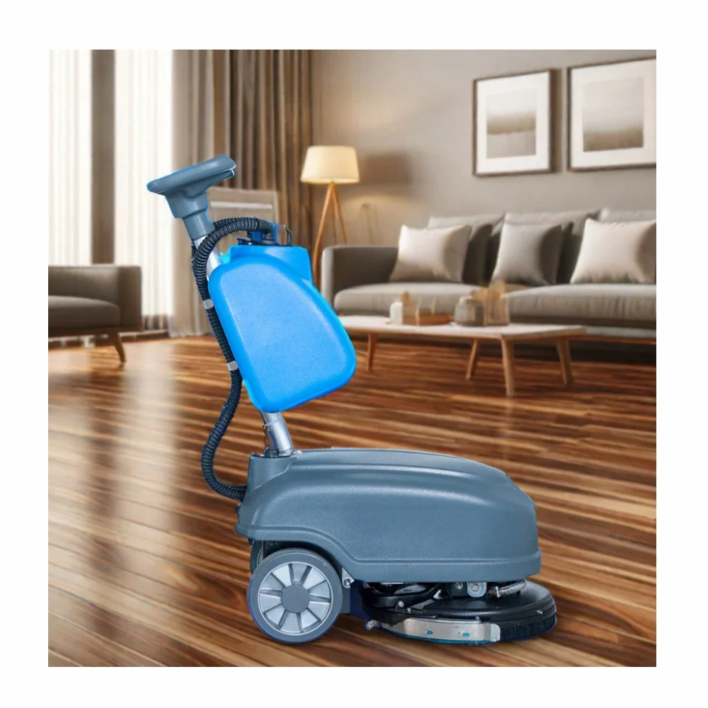 MINI home use, strong suction power automatic cleaning Hand Push ManualFloor Scrubber single disc floor scrubber