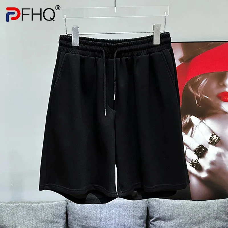 

PFHQ Men's Summer Shorts Simple Solid Color Sports Drawstring Elastic Waist Leisure Loose Versatile Comfortable Pants 21Z4620