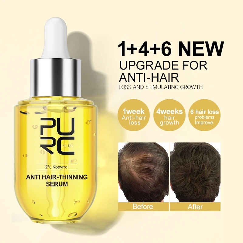 PURC Morocco Argan Oil Shampoo Hair Growth Serum Sets Smoothing Repair Damaged Frizz Hair Care Products for Men Women