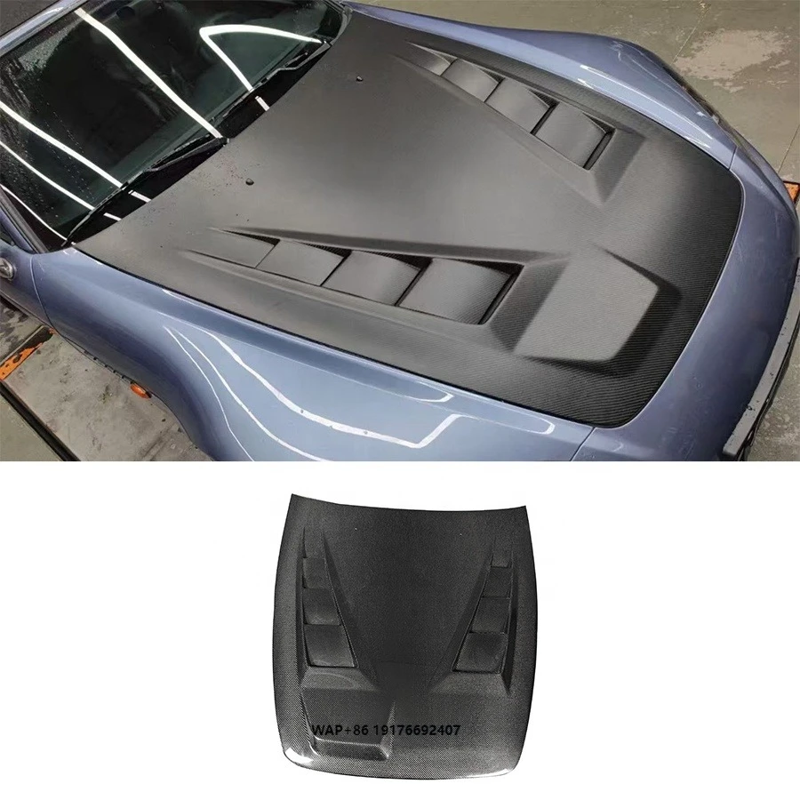 

ForHonda S2000 AP1 AP2 2000-2008 High Quality Carbon Fiber Front Hood Bonnet Air Vented Hood Cover FRP Car Parts Body Kit