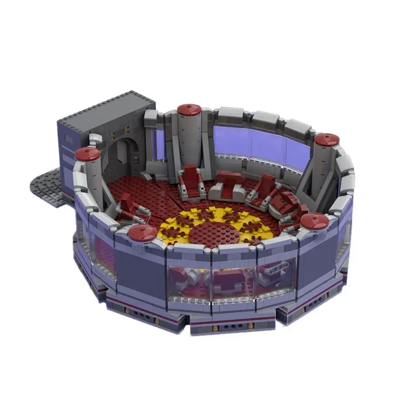 Modelo de película estrella, bloques de construcción Moc, desesperación, sala de reuniones para personas mayores, tecnología, bloques modulares, regalo, juguetes de Navidad, conjuntos DIY de montaje