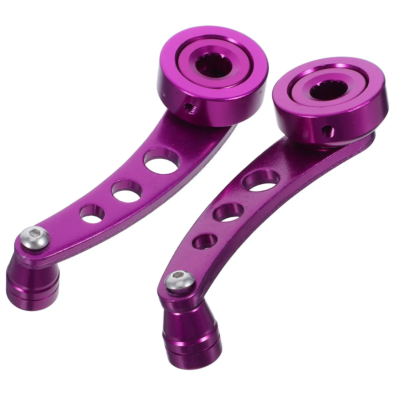 1Set Car Window Shake Handle Aluminum Universal Door Crank Handles Left Right Replacement Car Winder Crank Rocker with Mounting