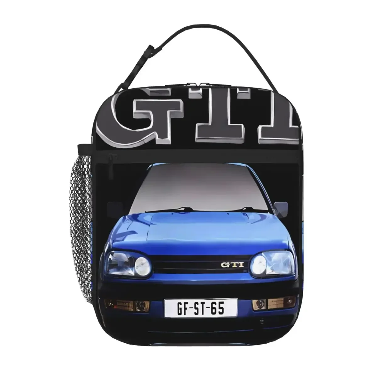 Bestselling Mk3 Golf Gti Mens Canvas Texture Durable Lunch Bag Outdoor Sports Portable Lunch Bag