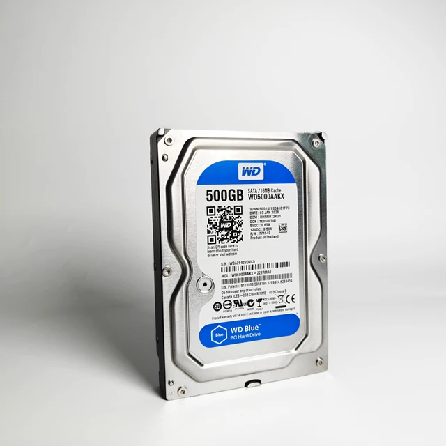 WD Blue 500GB 3.5 Inch SATA Internal Mechanical Hard Disk Desktop PC Surveillance DVR NAS Server HDD 4 WD Blue 500GB 3.5" SATA Internal Hard Drive – Desktop PC, DVR and NAS – view 4