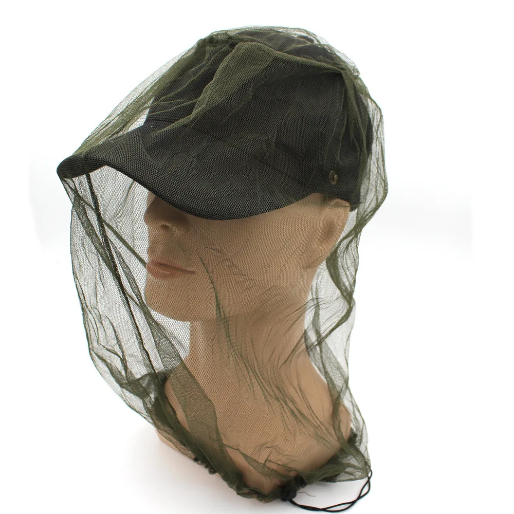 Travel Pullover Mosquito Net Hat Outdoor Fishing Cap Insect-proof Hat Camping Anti-mosquito Hat Net Cap Field Mosquito-proof Hat