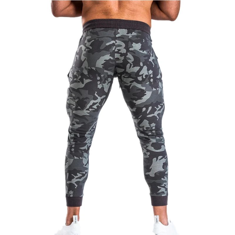 New Men\'s Running Pants Sweatpants Fitness Joggers 2024Spring Male printing gym fitness Long Pants Sports Pants man Sweatpants