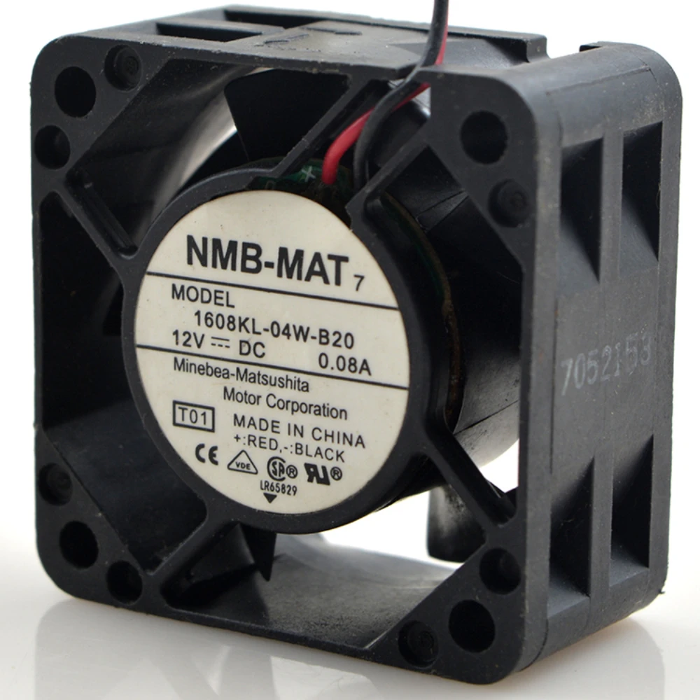 1608KL-04W-B19/20/29/30/39/40/49/50/59/60/69/70/79 Ventilador de servidor para ventilador de refrigeración inversor de flujo axial de aire alto NMB-MAT