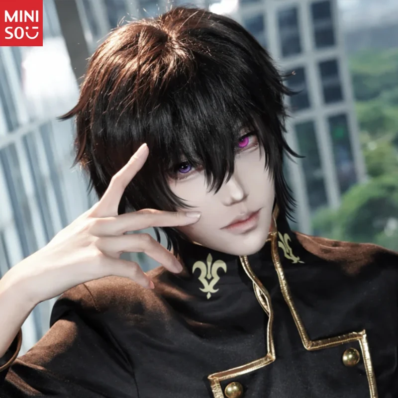 

Lu Luxiu Cos парик для несовершеннолетних, Rebellious Lu Luxiu, анимация, имитация кожи головы, короткие волосы, полный головной убор Liu Lixia