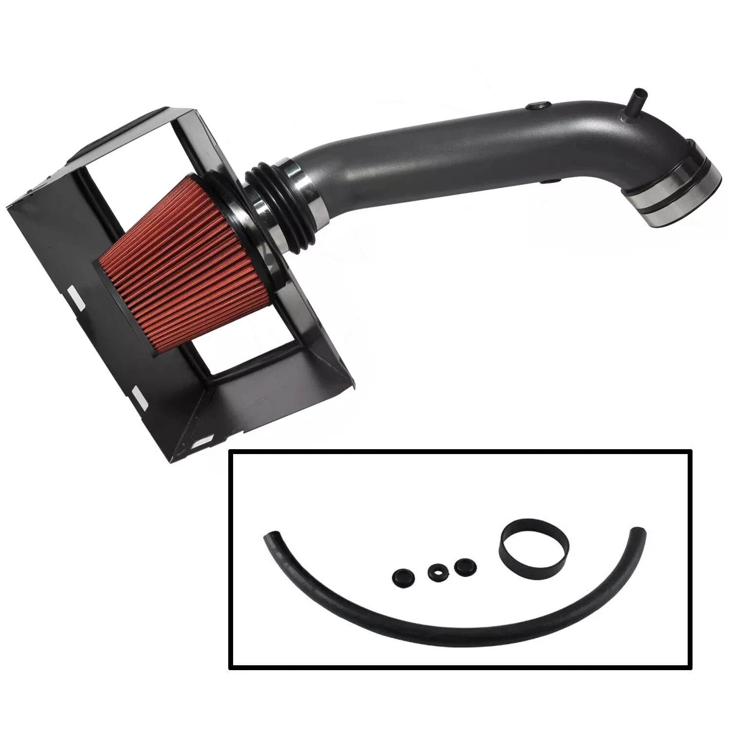 

Теплозащитный экран, фильтр впускной трубы холодного воздуха, синий, красный для 02-08 Dodge Ram 1500 2500 4,7 л 5,7 HEMI, детали двигателя