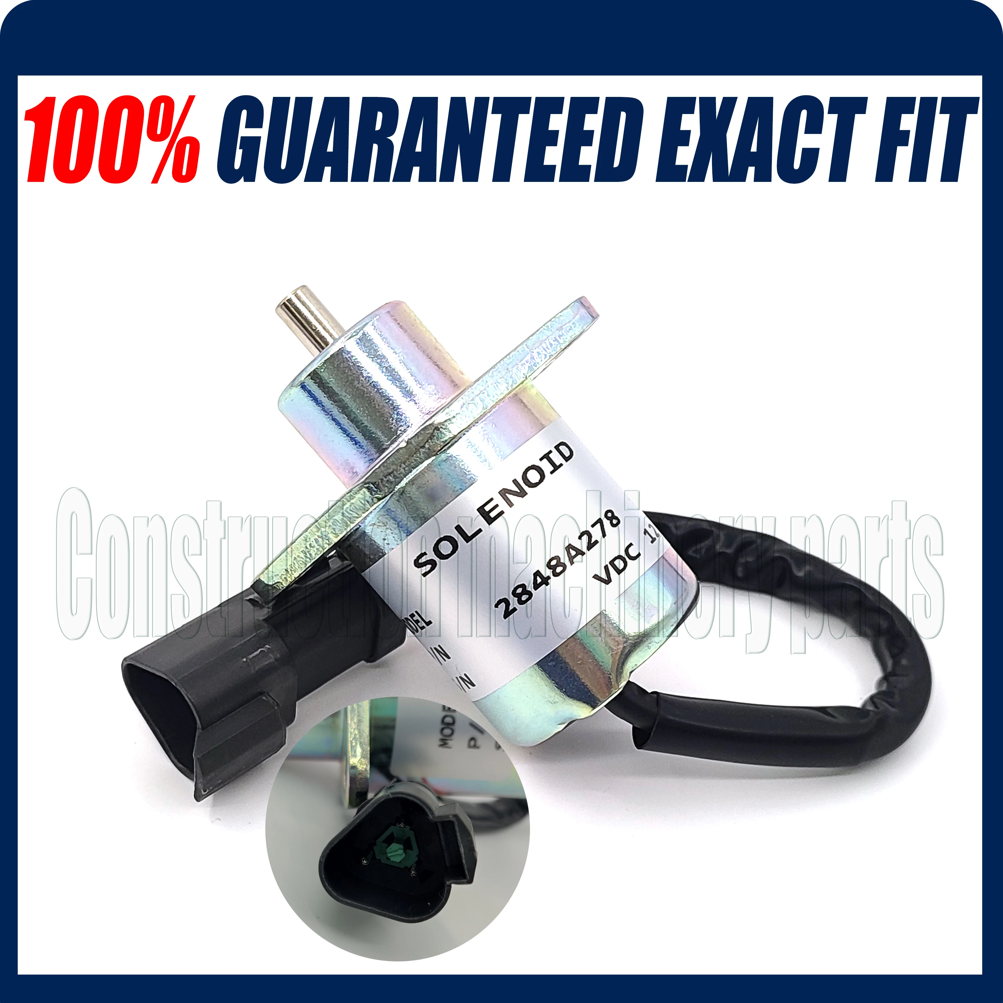 Fuel Stop Solenoid For Perkins UB704 Engine 2848A278 12V