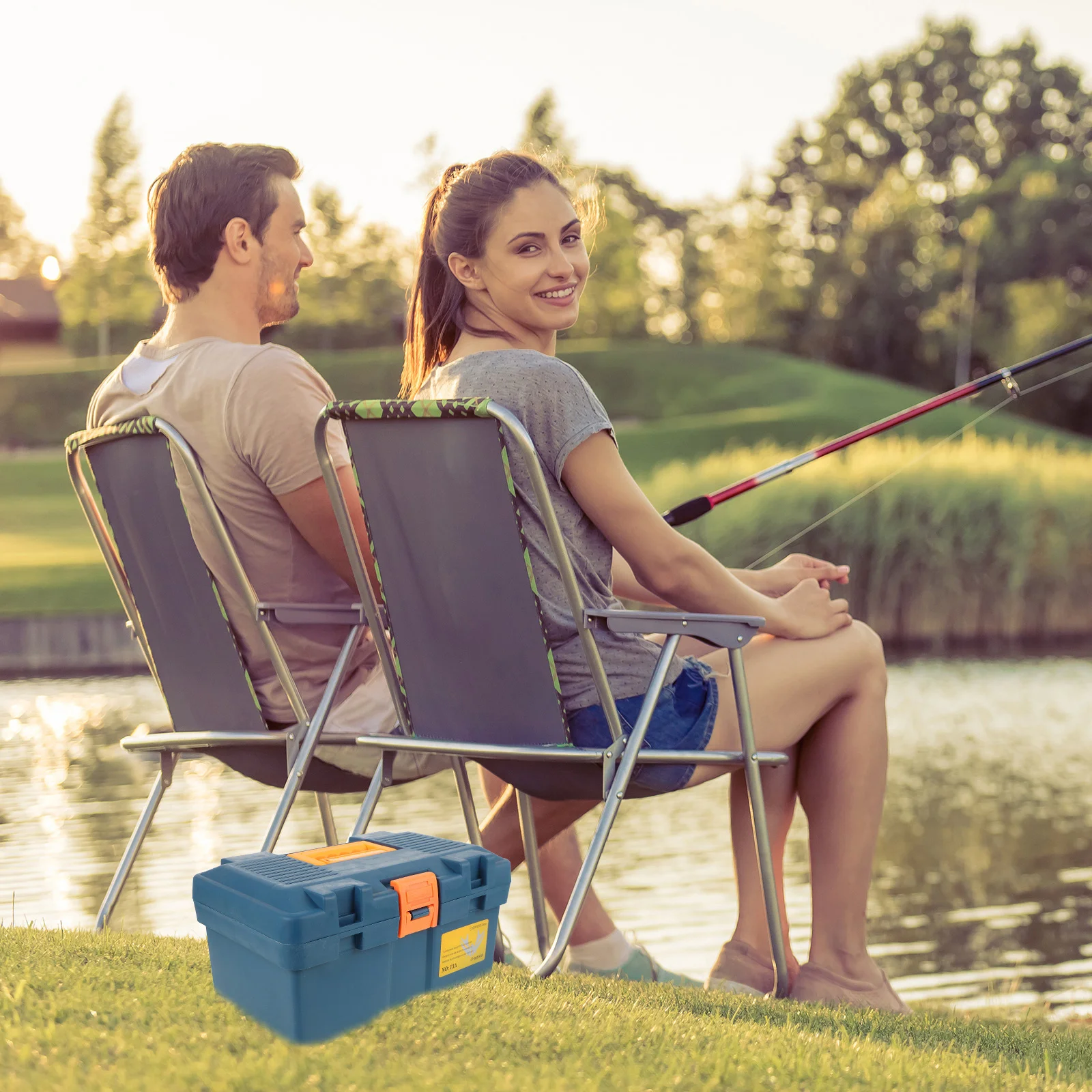 

Durable Tool Box Multi-Function Organizer Strong Load-Bearing Storage Case Convenient Buckle Design Household Toolbox