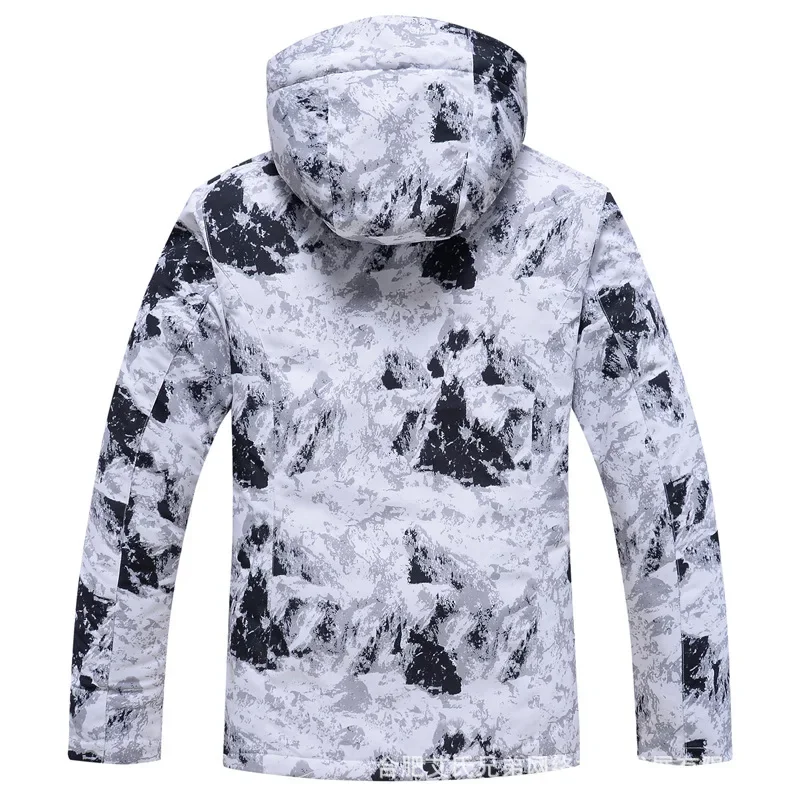 Outdoor Sports 2025 New Ski Jackets Women Men Hooded Windproof Waterproof Skiing Tops Winter Warm Snowboarding Clothing Coats