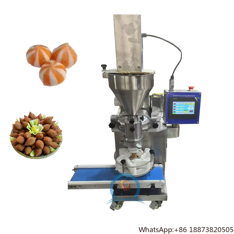 High Quality Mochi Ice Cream Making Encrusting Machine Pineapple Tart Ball Encrusting and Forming Machine