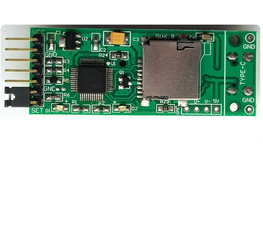 

Регистратор данных по последовательному порту Модуль хранения последовательного порта TF с часами, микроконтроллером, читаемым и записываемым интерфейсом USB