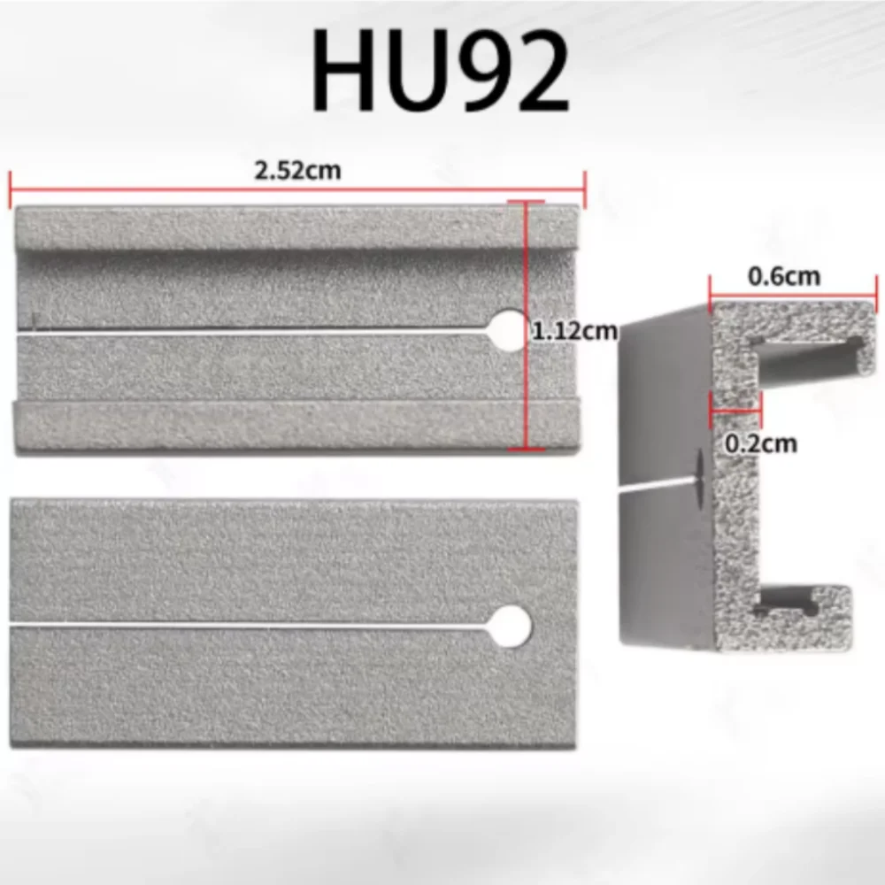 Professional HU92 Fixture Clamp for Key Duplicator Machine, Holding Jig Suitable for BMW No.67 Key Blanks