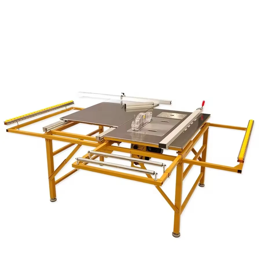 Vertical Wood Table Saw Machine Mini Multifunction Sliding Panel Double Blade Hot Sale Motor Core Best Seller