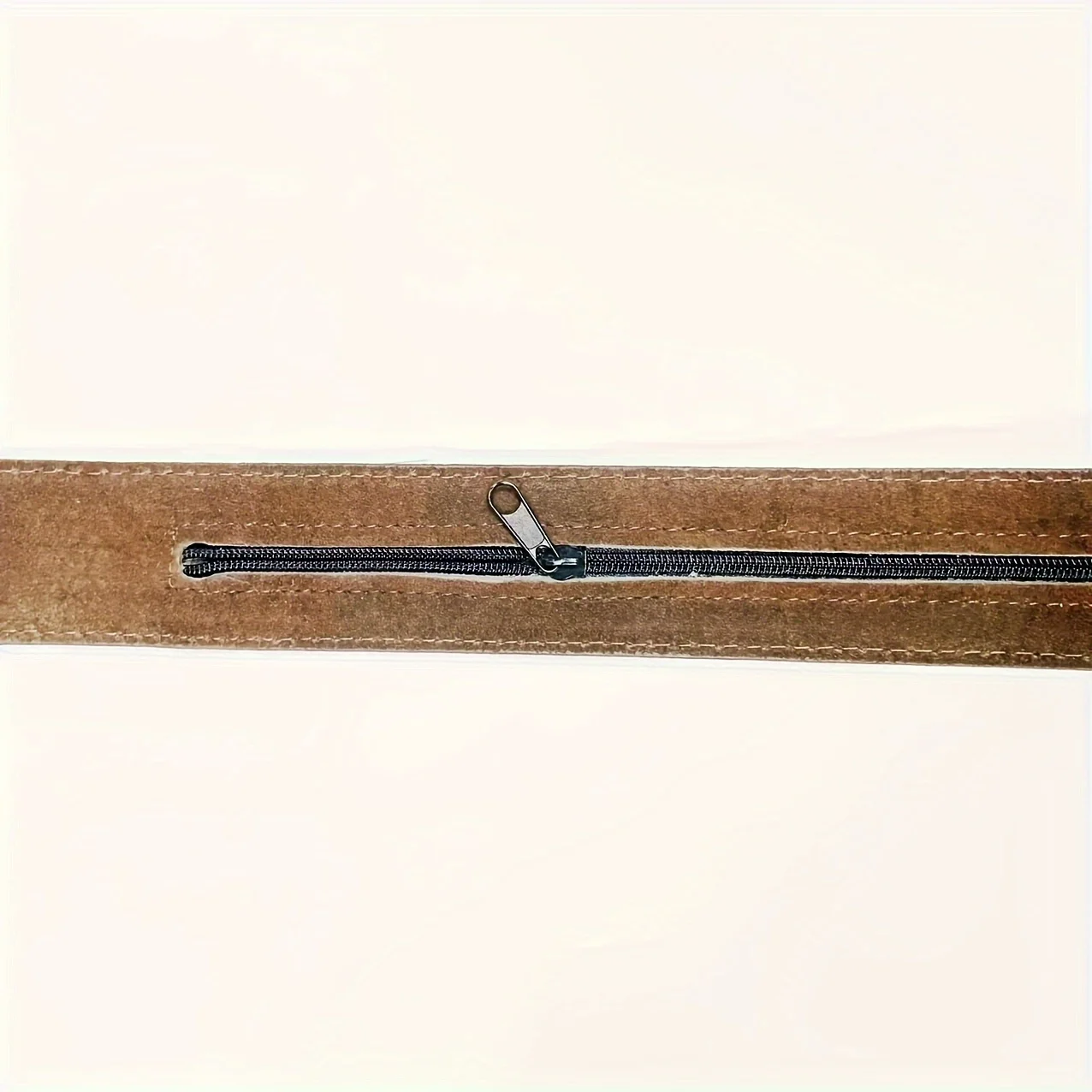 Webbing Waist Belt With Anti-Theft Hidden Money Bag Invisible Wallet Mens Casual