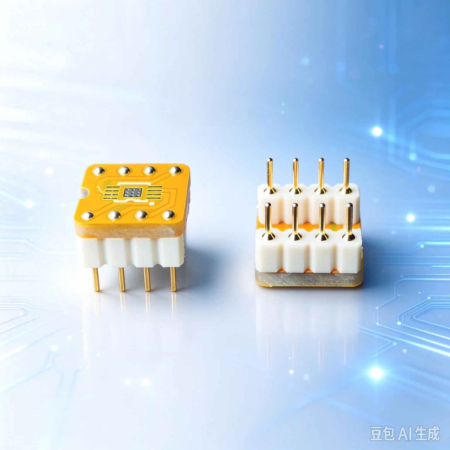 5pcs  Adapter DIP8 to HVSSOP8 for HiFi Op Amp Converter