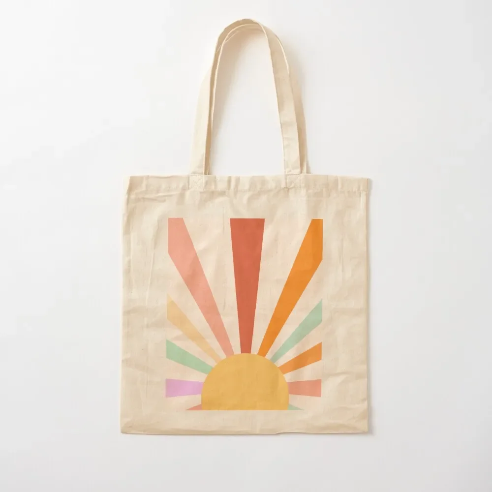 

Boho Sun Colorful Tote Bag tote university canvas bags Beach custom