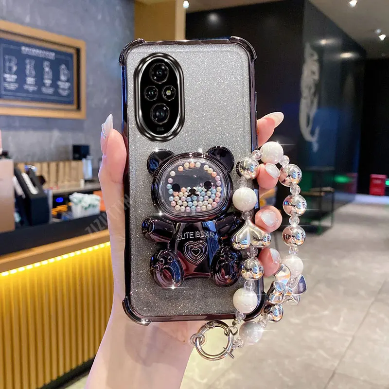 Pearl Strap Glitter…