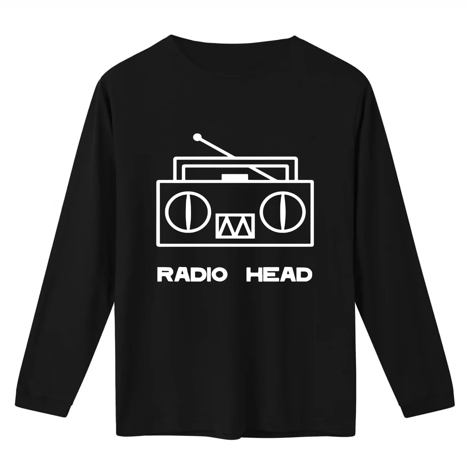 Drawing Radio head my center spin lyric T-Shirt Summer Casual Cotton Tee Oversized Streetwear Tops Vintage Graphic Print