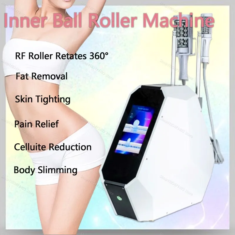Latest 2 IN1 inner ball roller machine 360° body slimming skin tightening pain relief celluite redution body shaping