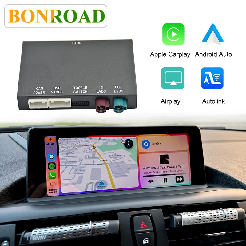 Bonroad-مشغل أندرويد لاسلكي لبي دبليو ، نظام NBT ، سلسلة 1 2 3 4 5 ، X1 X3 X4 X5 F20 F21 F30 F31 F34 F10 F48 F25 F26 F15 F60 F10 #1