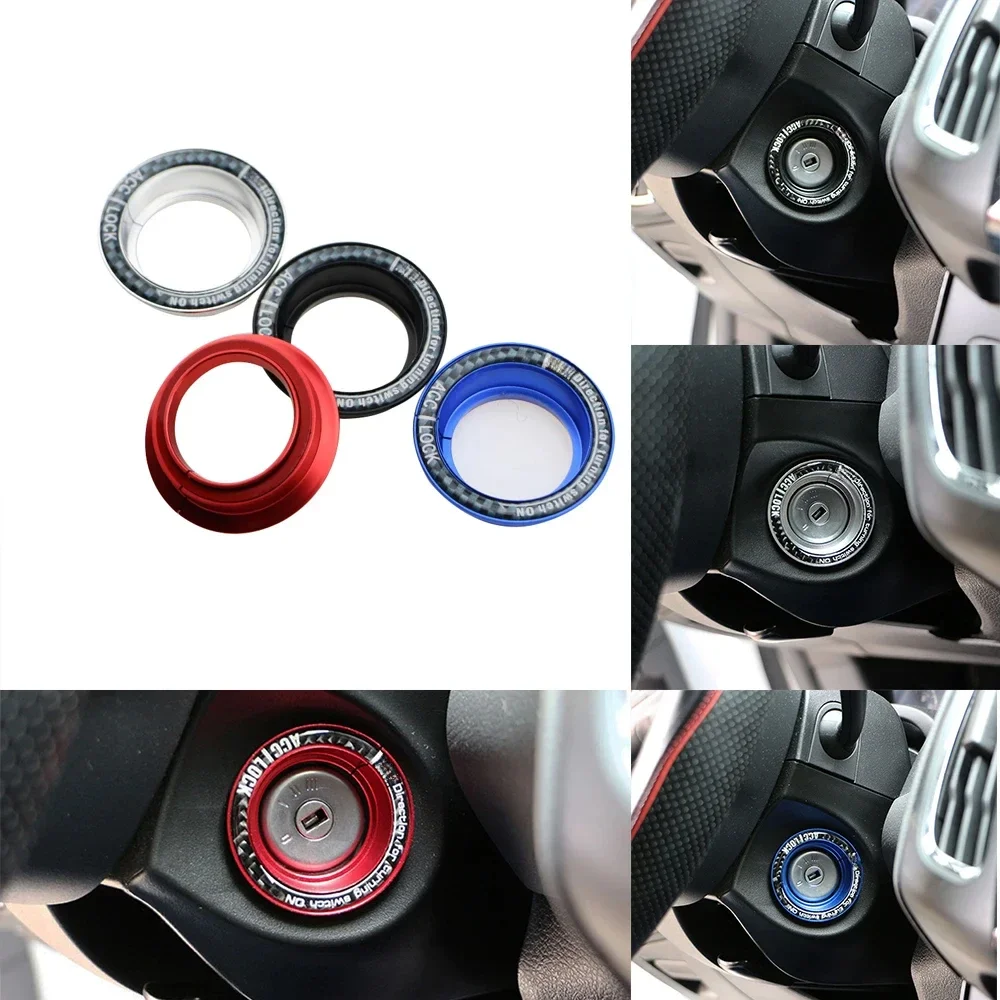 Car Ignition Key Switch Ring Trim Key Hole Circle Sticker for Ford Focus 2 3 4 MK2 MK3 MK4 Kuga Escape Everest Mondeo