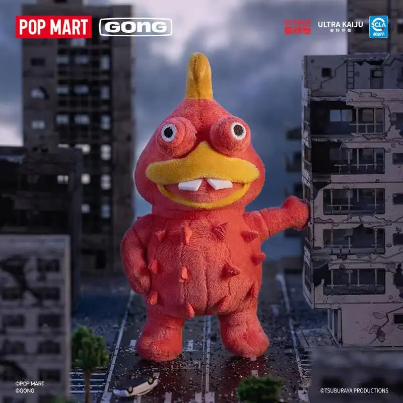 POPMART GONG ULTRA KAIJU Don'T Hit Me Series PLUSH PENDANT Blind Box Toys Guess Bag Mystery Box Doll Anime Figure Ornament