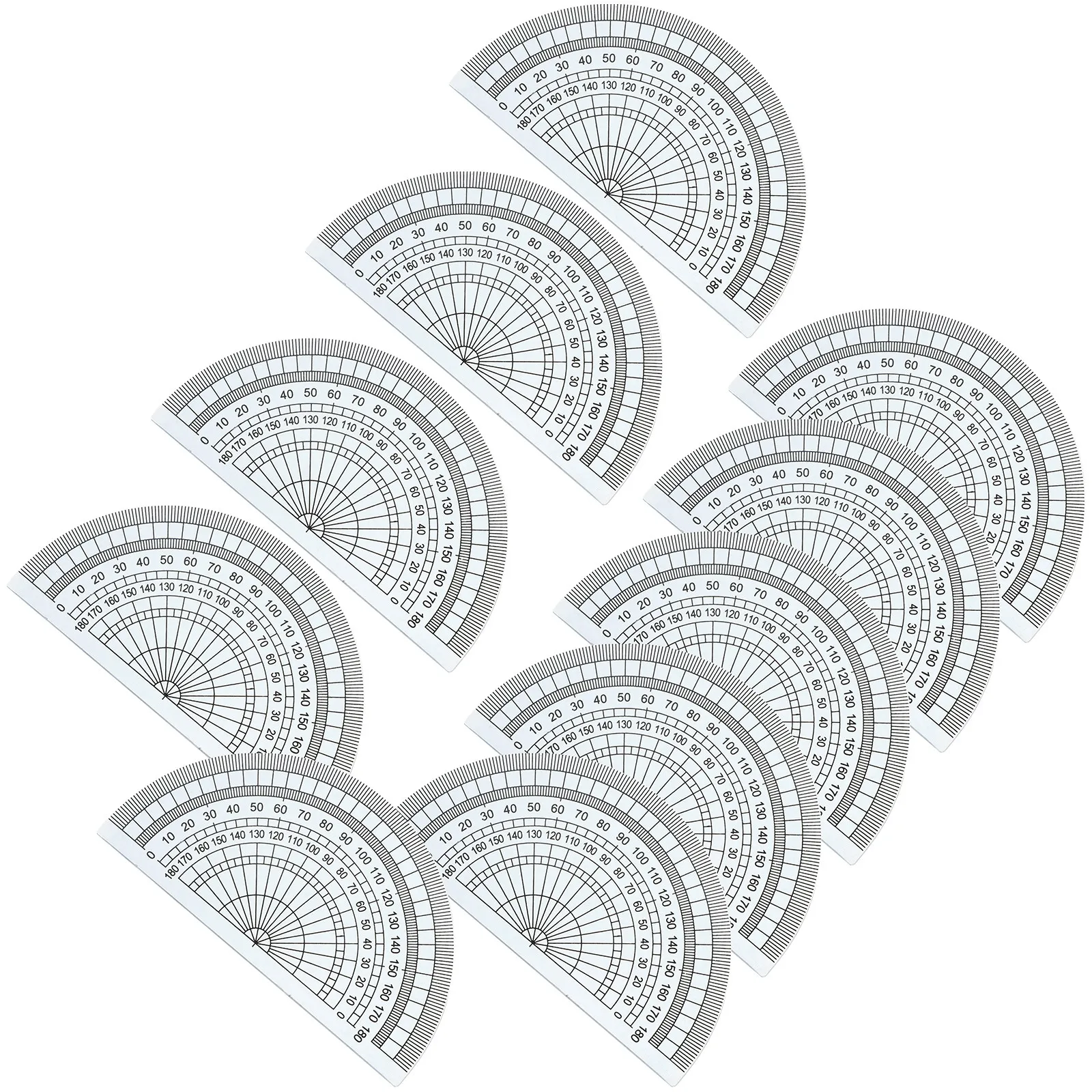 50pcs-plastic-protractors-10cm-clear-half-round-plastic-protractor-ruler-math-angle-measurement-180-degrees-student-school