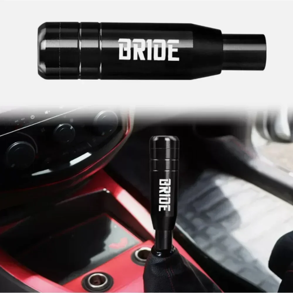 BRIDE Aluminum Black Automatic Gear Stick Shift Knob Lever Shifter