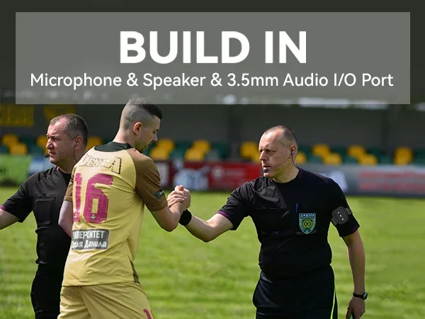 Talk Back Outdoor Intercom Sip Speaker Helmet Football Audio Tour Guide System Wireless For Soccer Referees
