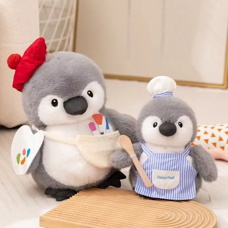 El último artista, chef de pesca, pingüino, muñeca de simulación, juguete de peluche relleno, muñeca de dibujos animados de anime, lindo regalo para amigos, muñeca divertida