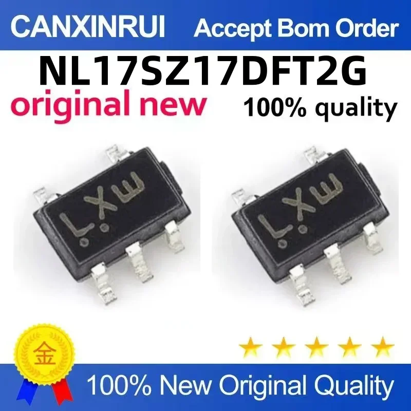 (5-100 pieces) Brand new original NL17SZ17DFT2G SOT-353 silk screen LX buffer chip IC