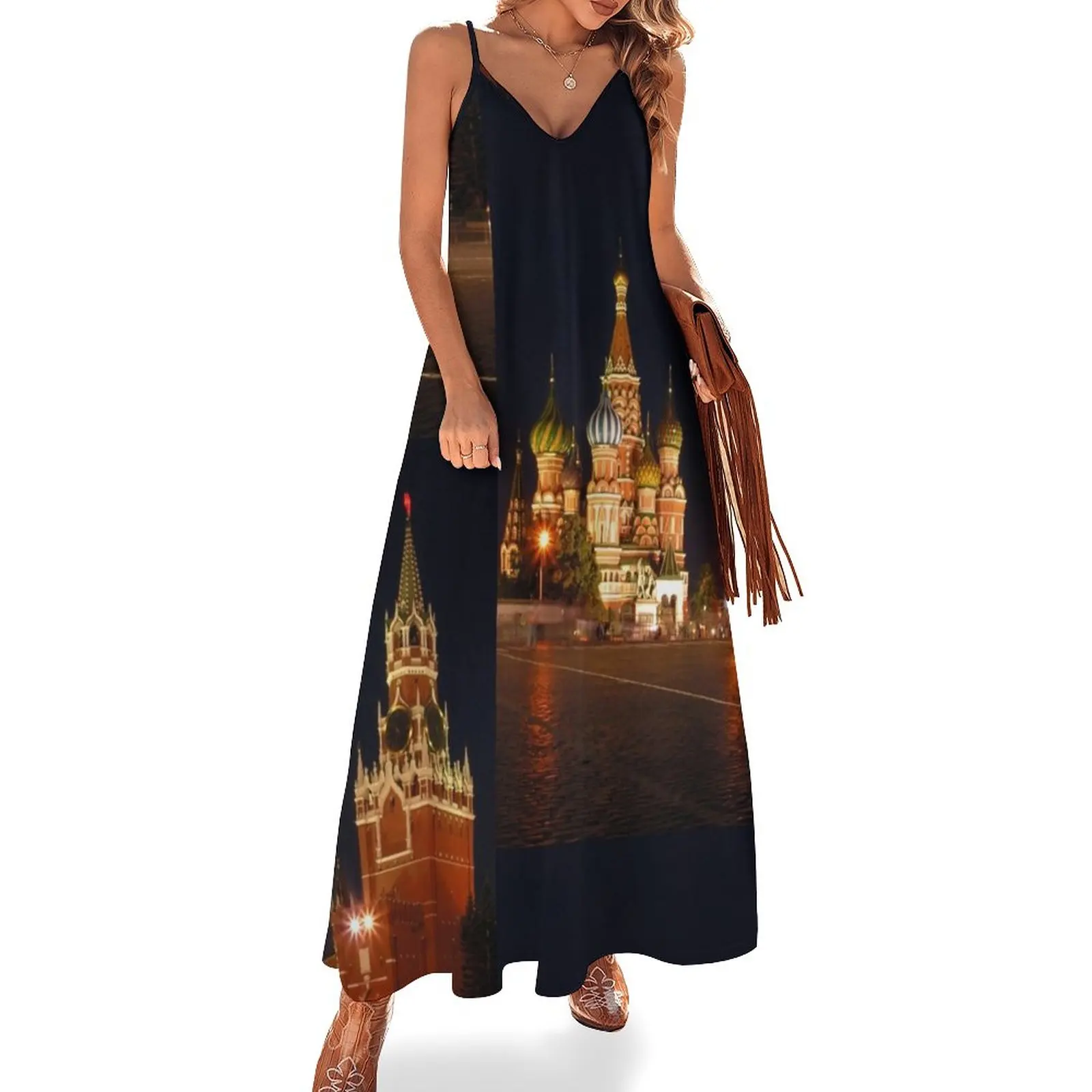 

RedSquare-night Sleeveless Dress dress women elegant luxury Casual dresses