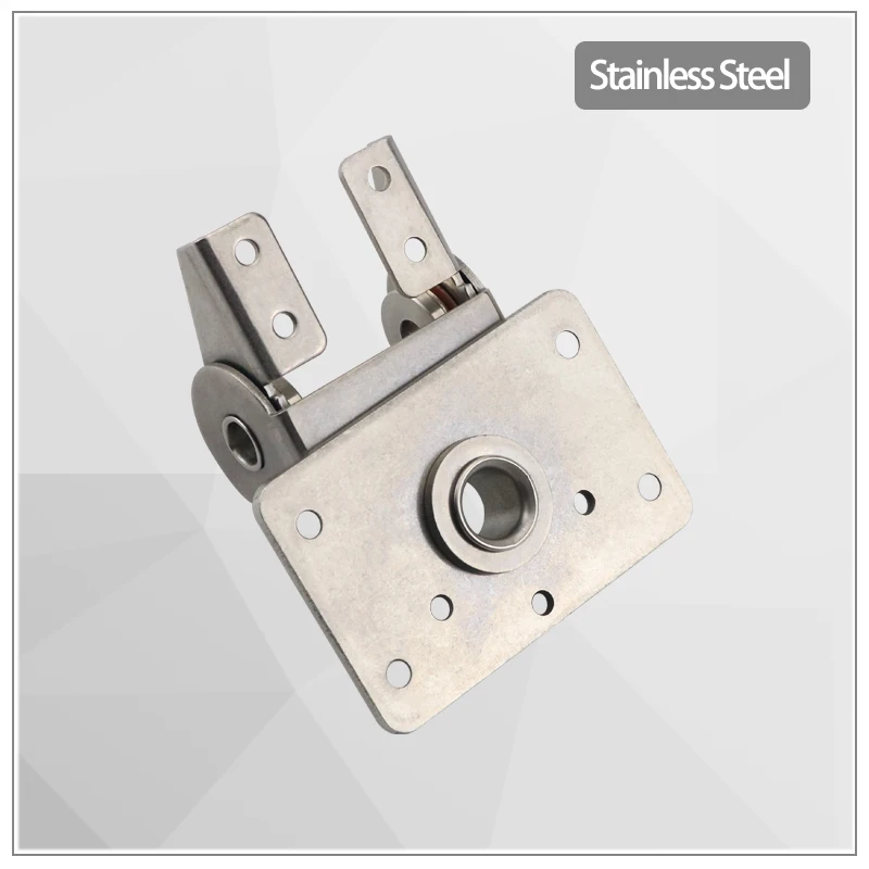 304 Stainless Steel Dual Axis Torque Hinge With Arbitrary Stop Industrial Instrument Display Screen Damping Hinge