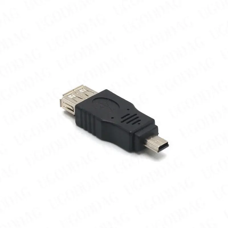 USB A Female to Mini USB B Male Cable Adapter 5P OTG V3 Port Data Cable For Car Audio Tablet