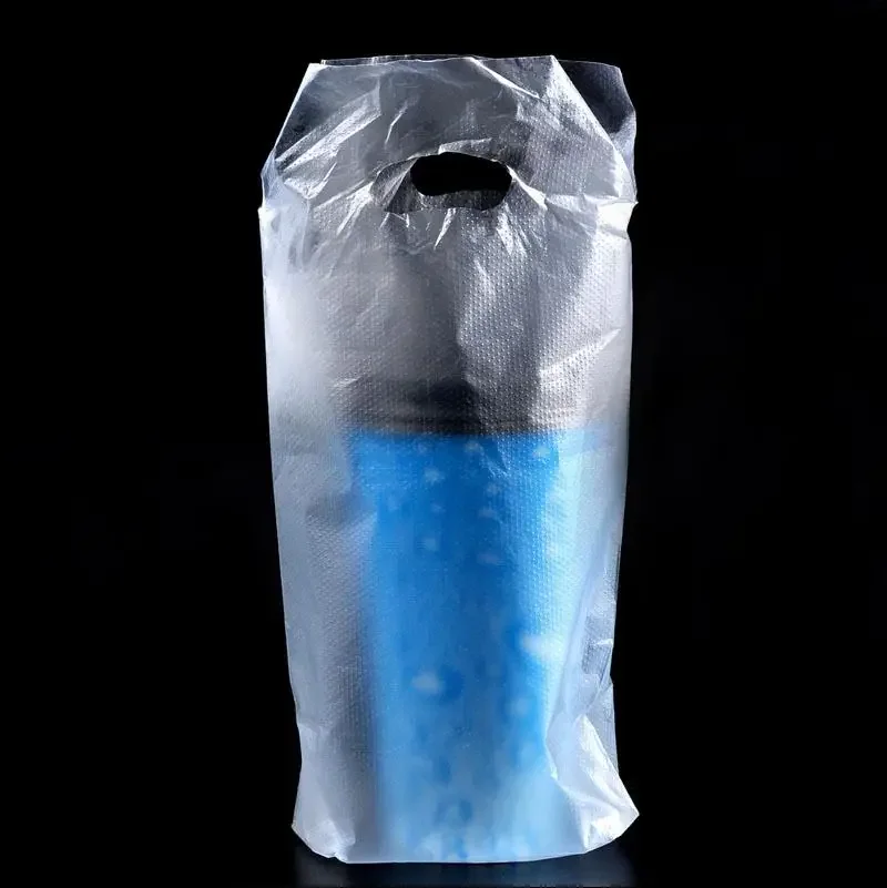 

200pcs/lot-269x167x83mm Thickening disposable plastic bags milk tea coffee cup take-out packaging bags