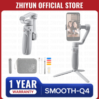 ZHIYUN Official Smooth Q4 Smartphone Gimbal Phone Gimbals 3-Axis Handheld Stabilizer for iPhone 15 pro max/HUAWEI/Samsung/Xiaomi