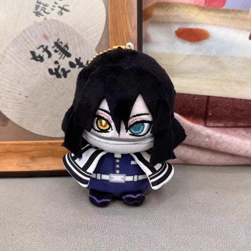 10 سنتيمتر أنيمي دور Kochou Shinobu Iguro Obanai Kawaii تأثيري دمية صغيرة قلادة بلوشيز لعبة أرقام المشجعين جمع الهدايا بلوشي