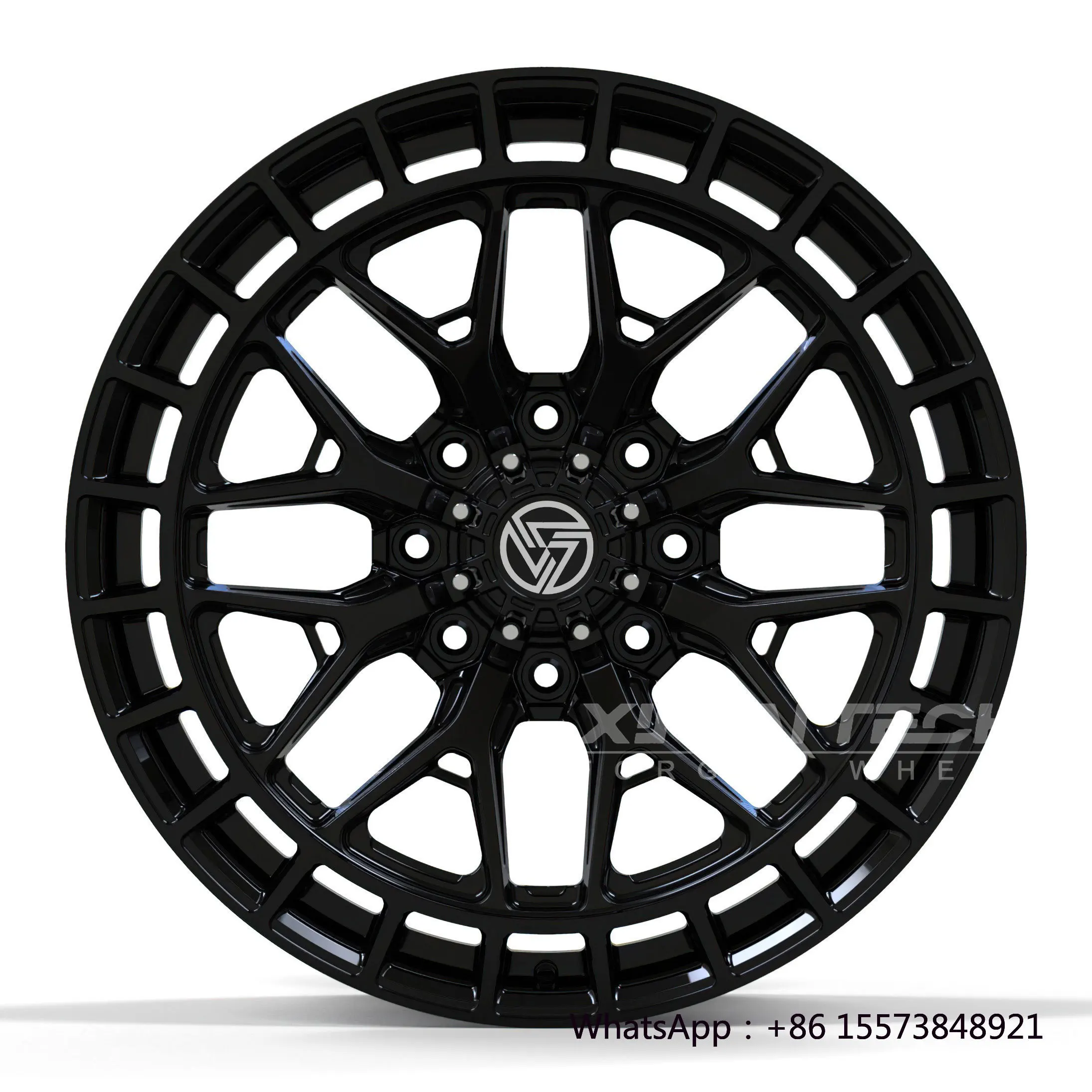 

Custom 1-Piece Monoblock Deep Dish Concave Forged Wheels Gloss Black Rims for Dodge Charger Challenger F150 RAM