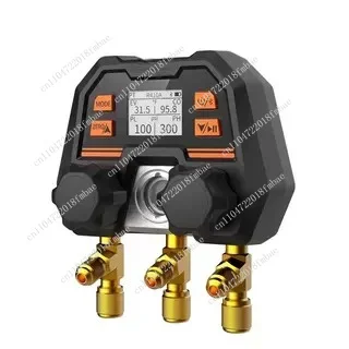 Blue-tooth Wireless APP Digital Fluorine Adding Meter Automotive Air Conditioning Refrigerant Pressure Gauge