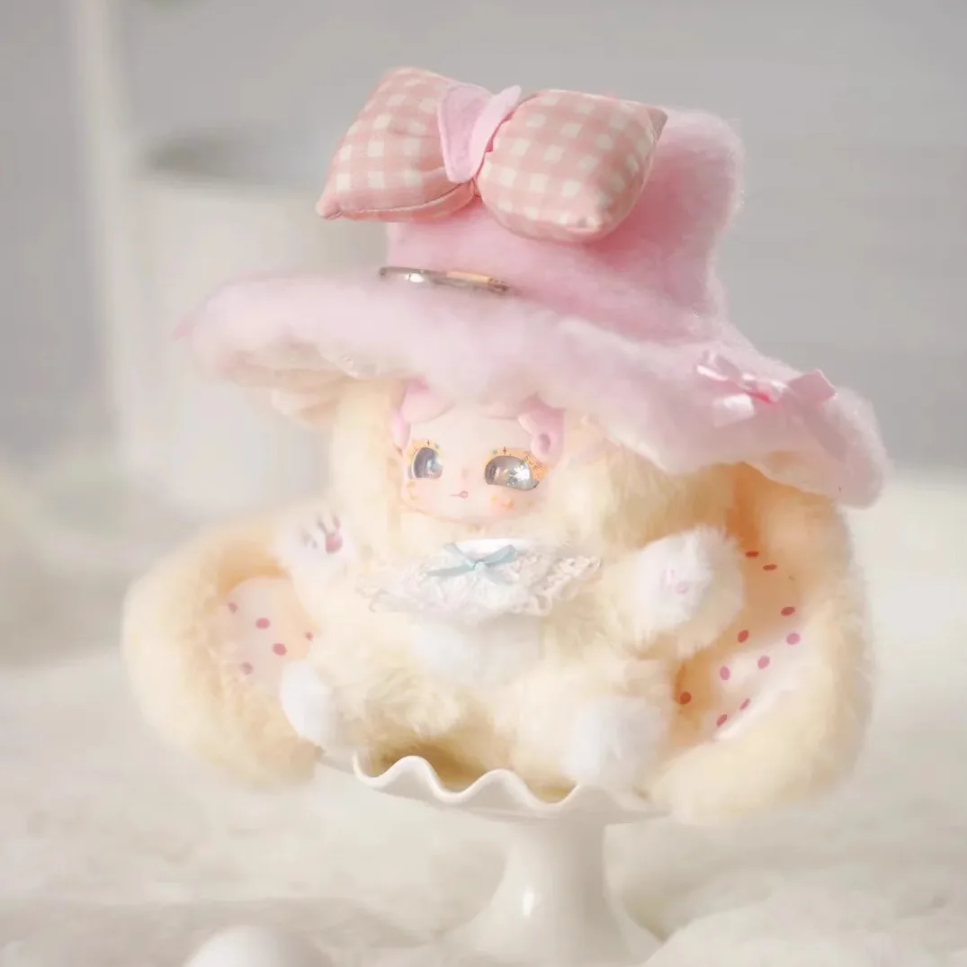 متوفر في المخزون أصيلة لاكي دير ناي ليلة سعيدة أرنب ساحرة رسالة صندوق أعمى دمية دمية الديكور هدية غامضة