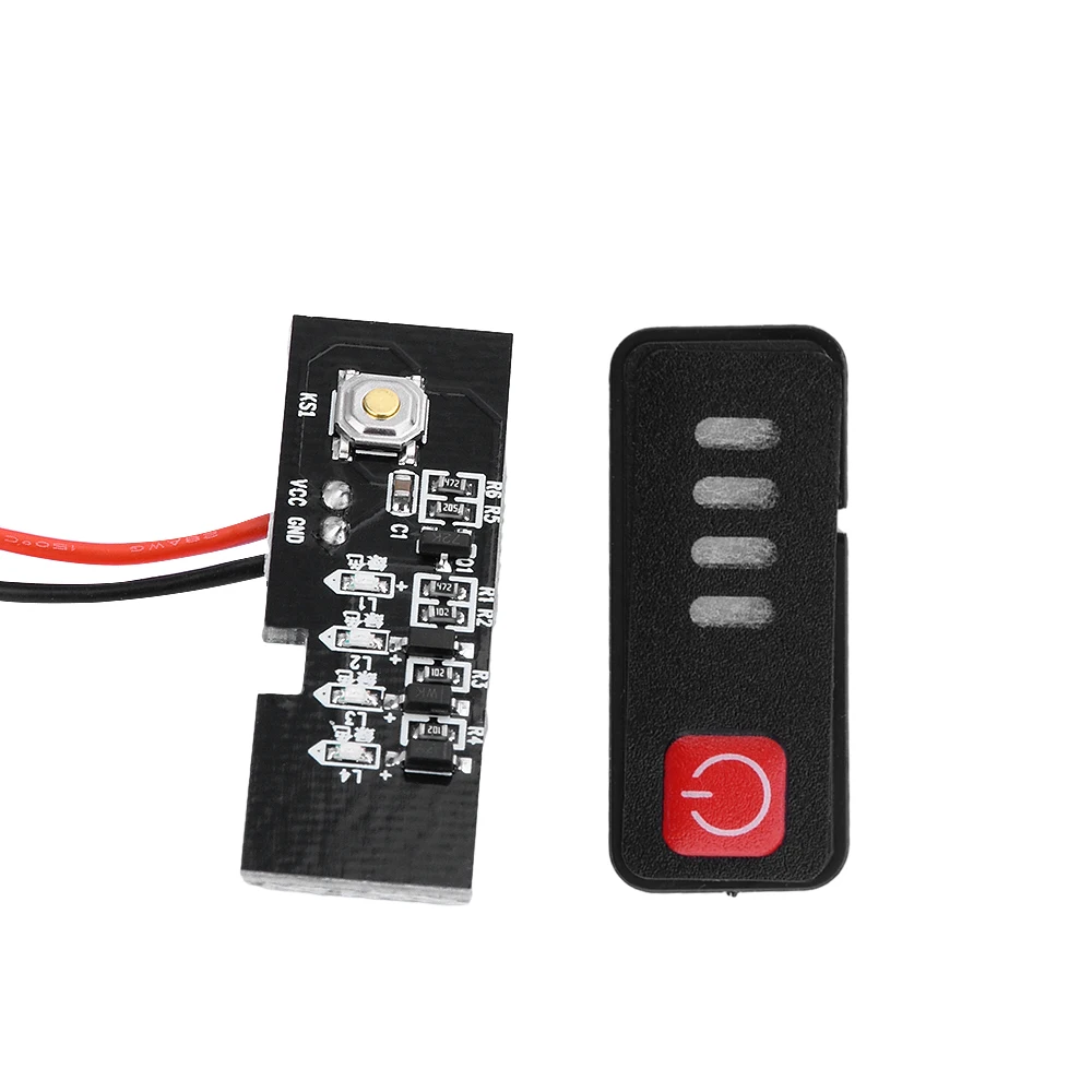 5S 18V 21V Battery Capacity Indicator Module with Power Display and Battery Shell Battery Level Indicator Tester LED Display