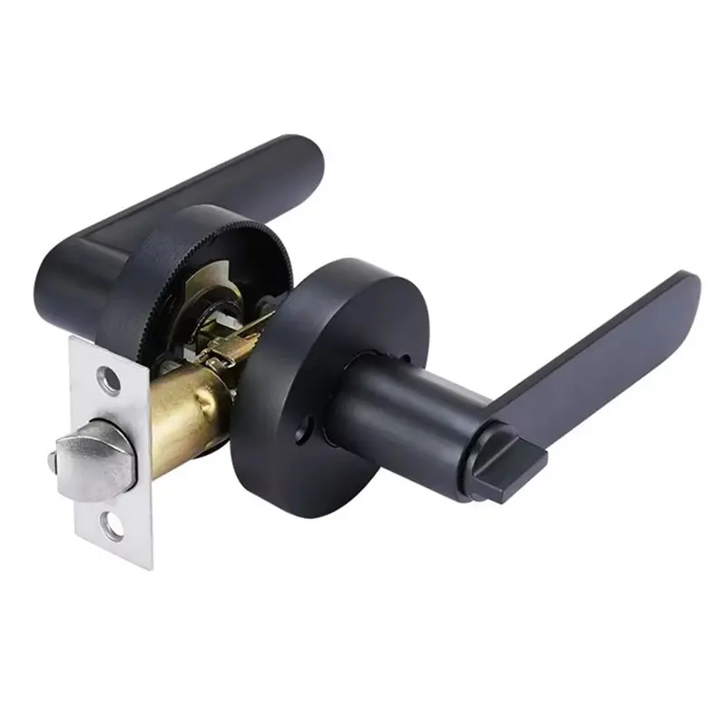 

AA81 - Дверной замок из алюминиевого сплава с медным сердечником, бесшумный, с ключом, круглая внутренняя ручка