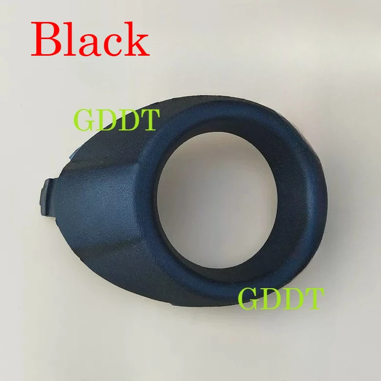 1 Piece Chrome Matte Black Fog Light Trim Cover for Ford Fiesta 2009-2012 Front Bumper Fog Lamp Frame